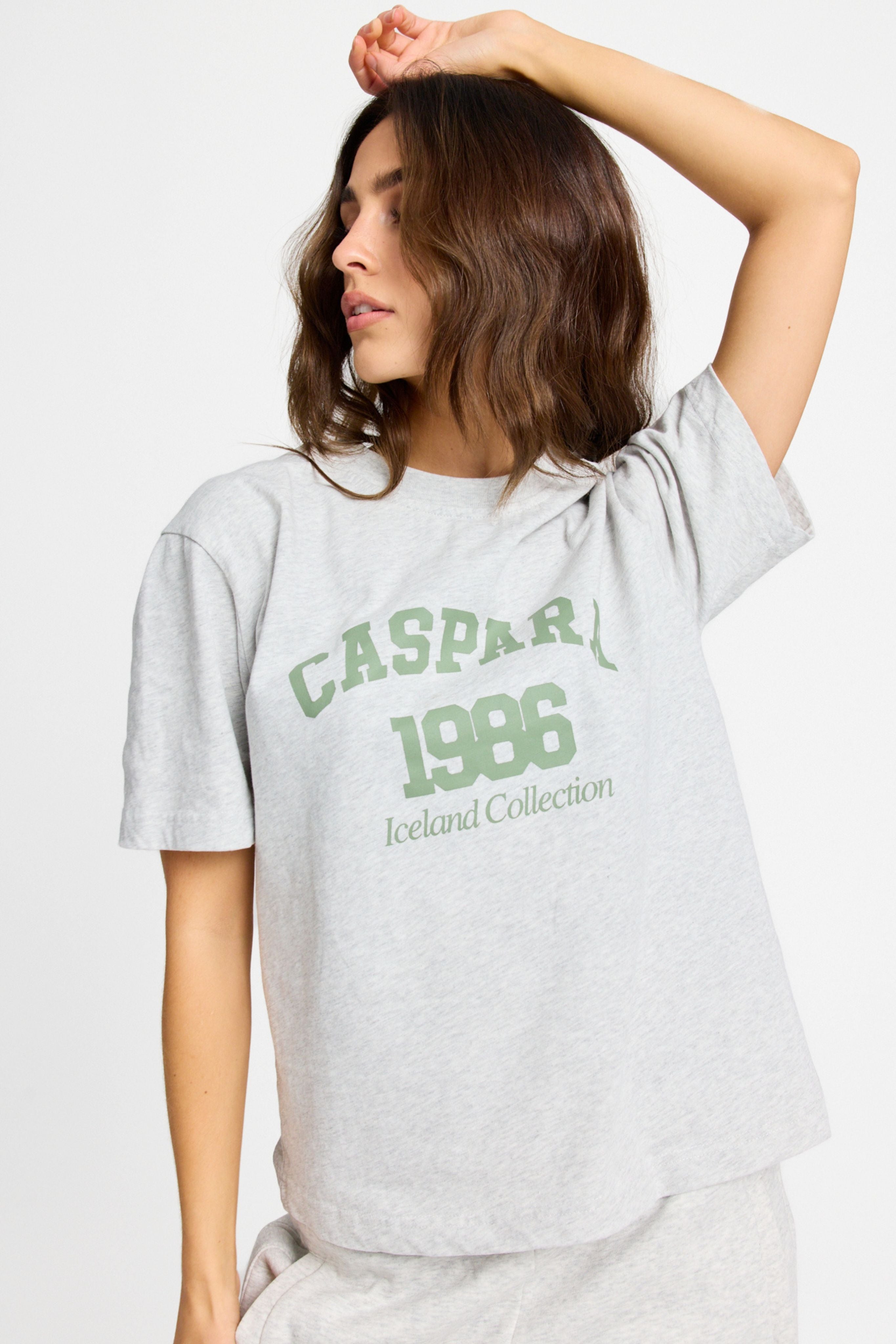 W. CS Tee - Grey melange